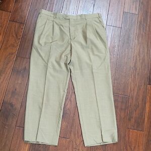 NWT Santorelli Men's Light Tan Dress Pants size 42x30